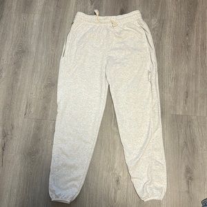 Light grey nike sweatpants